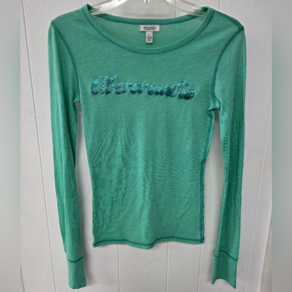 Abercrombie And Fitch Vintage Y2k Top Bling Kids Xl Womens Xs
